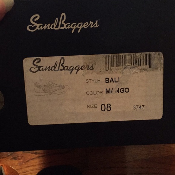 NIB Sandbaggers Bali mango golf shoes - Picture 5 of 5